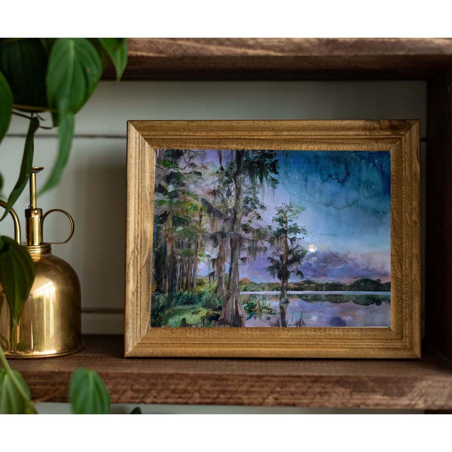 "Nighttime Bayou" Horizontal Print