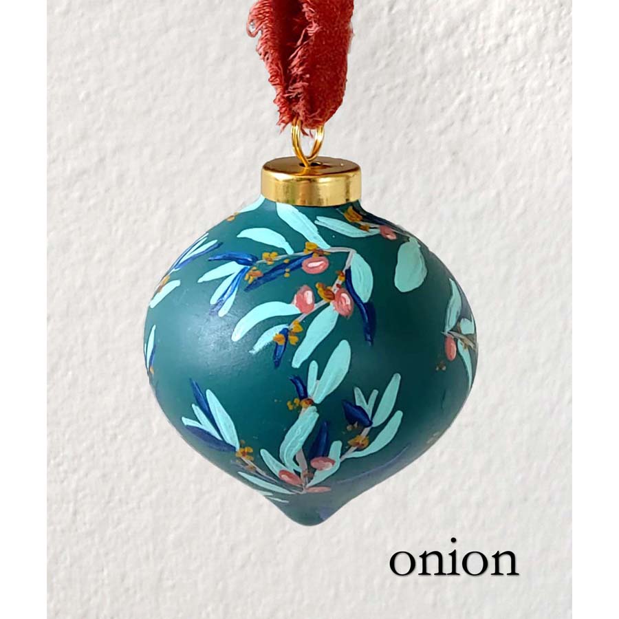"Garland" Ceramic Ornament