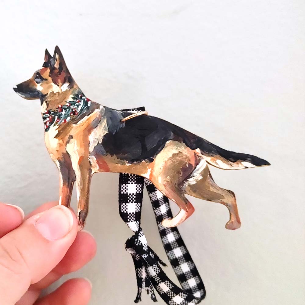 "German Shepherd" Ornament