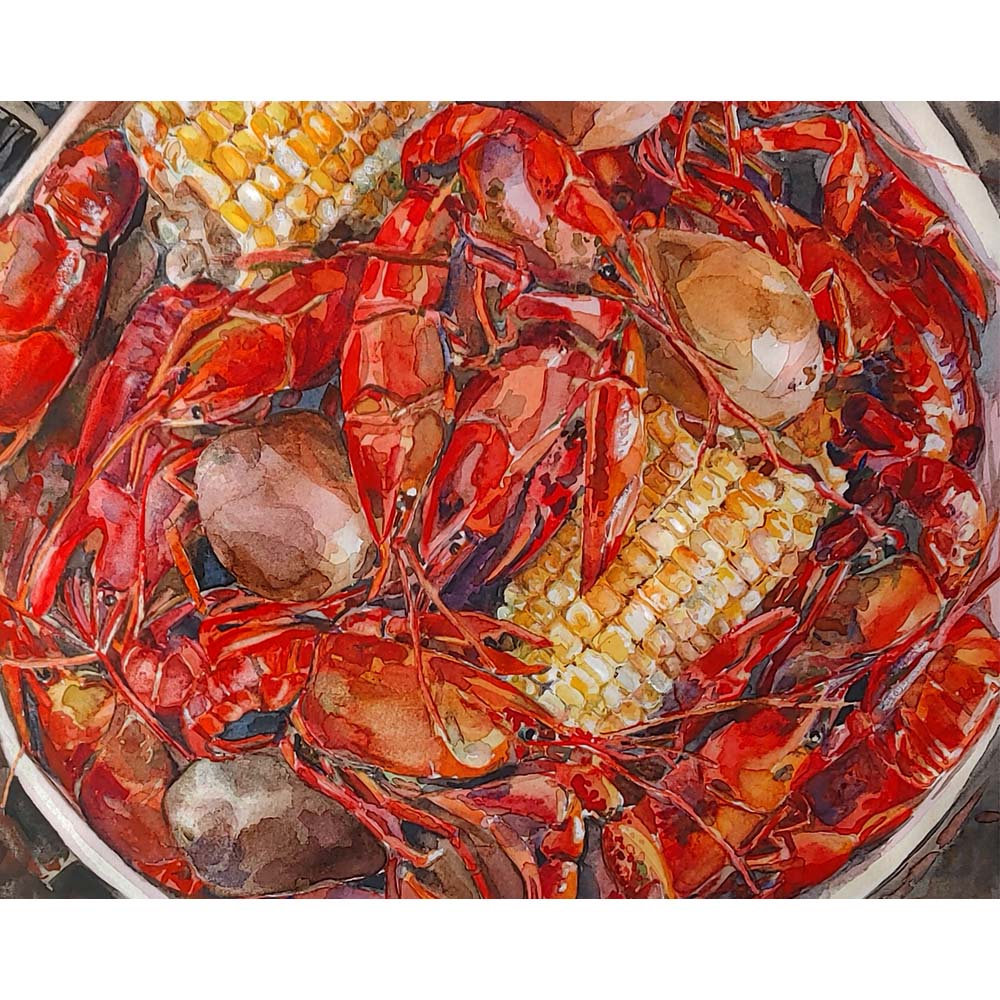 "Crawfish Boil" Horizontal Print