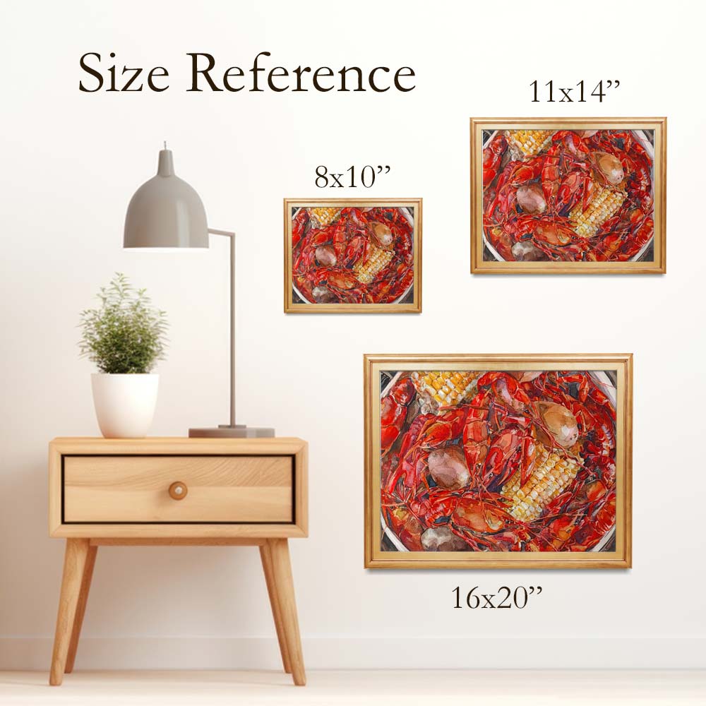 "Crawfish Boil" Horizontal Print