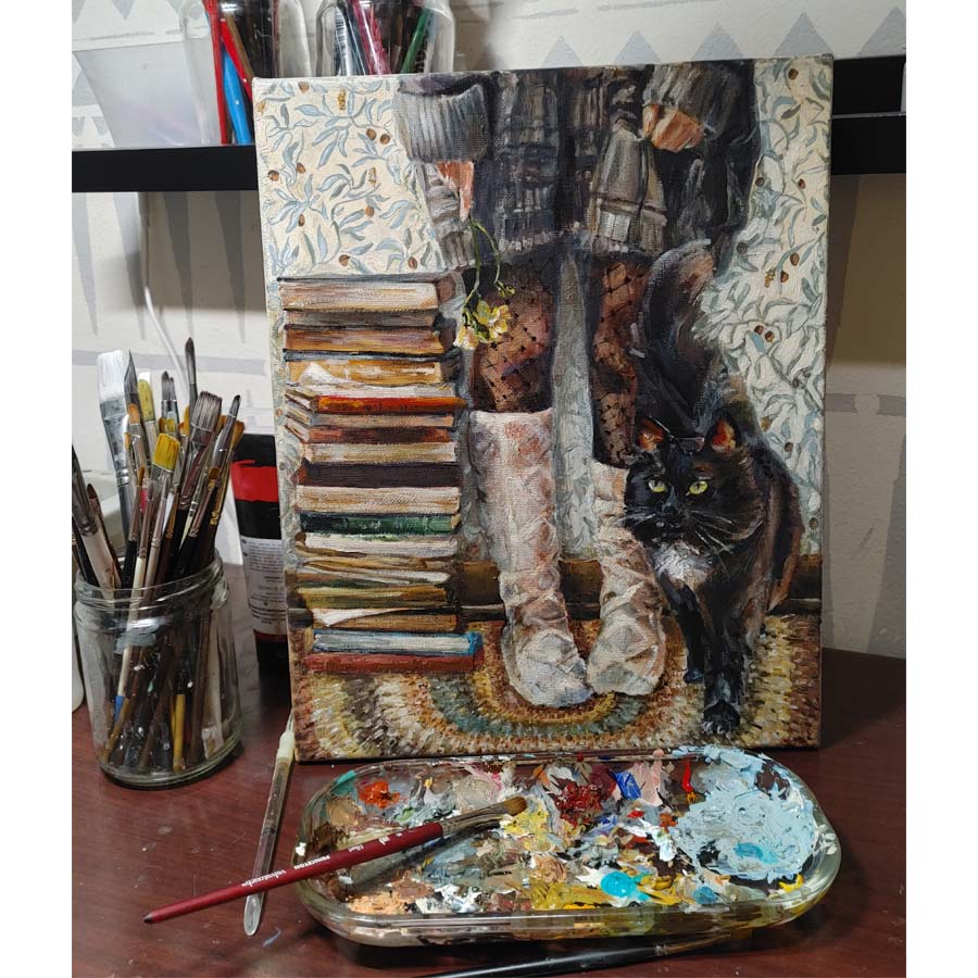 "Big Weekend Plans" Original Acrylic Painting