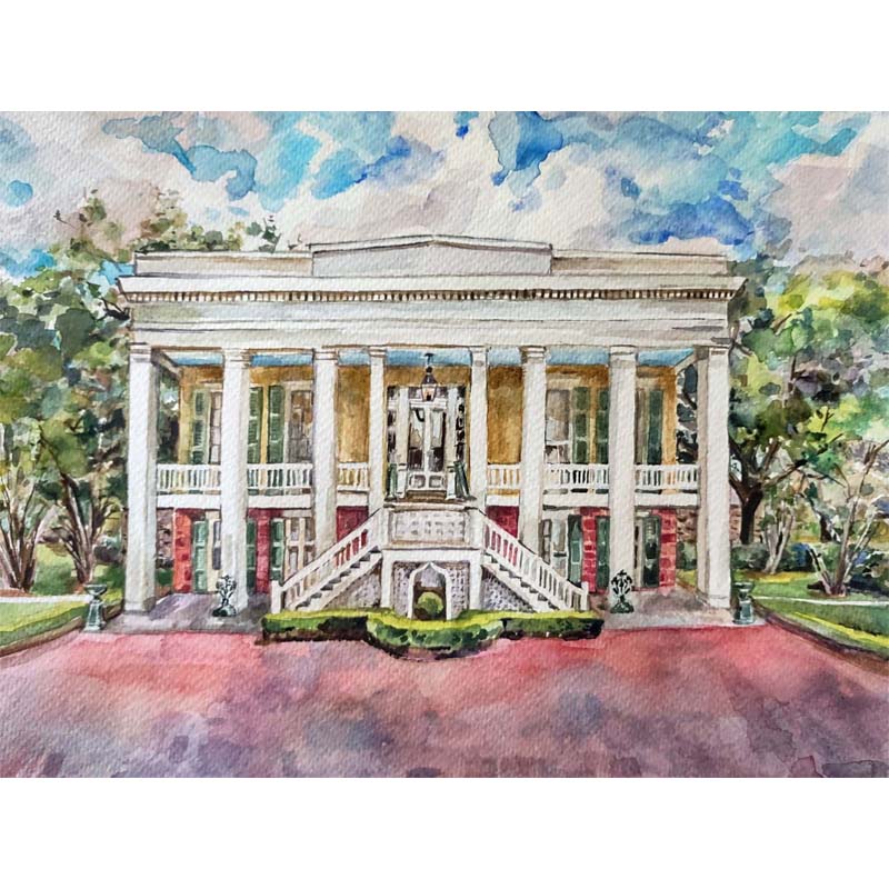 "Bocage Plantation" Original Painting