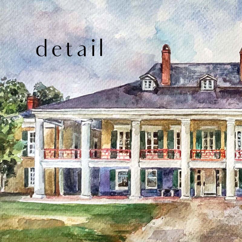 "Destrehan Plantation" Original Painting