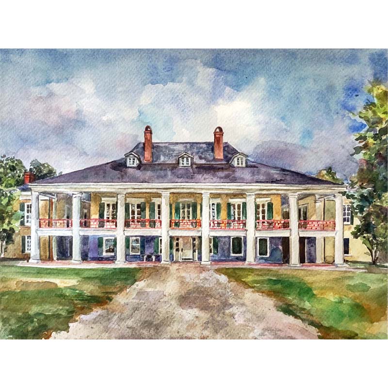 "Destrehan Plantation" Original Painting