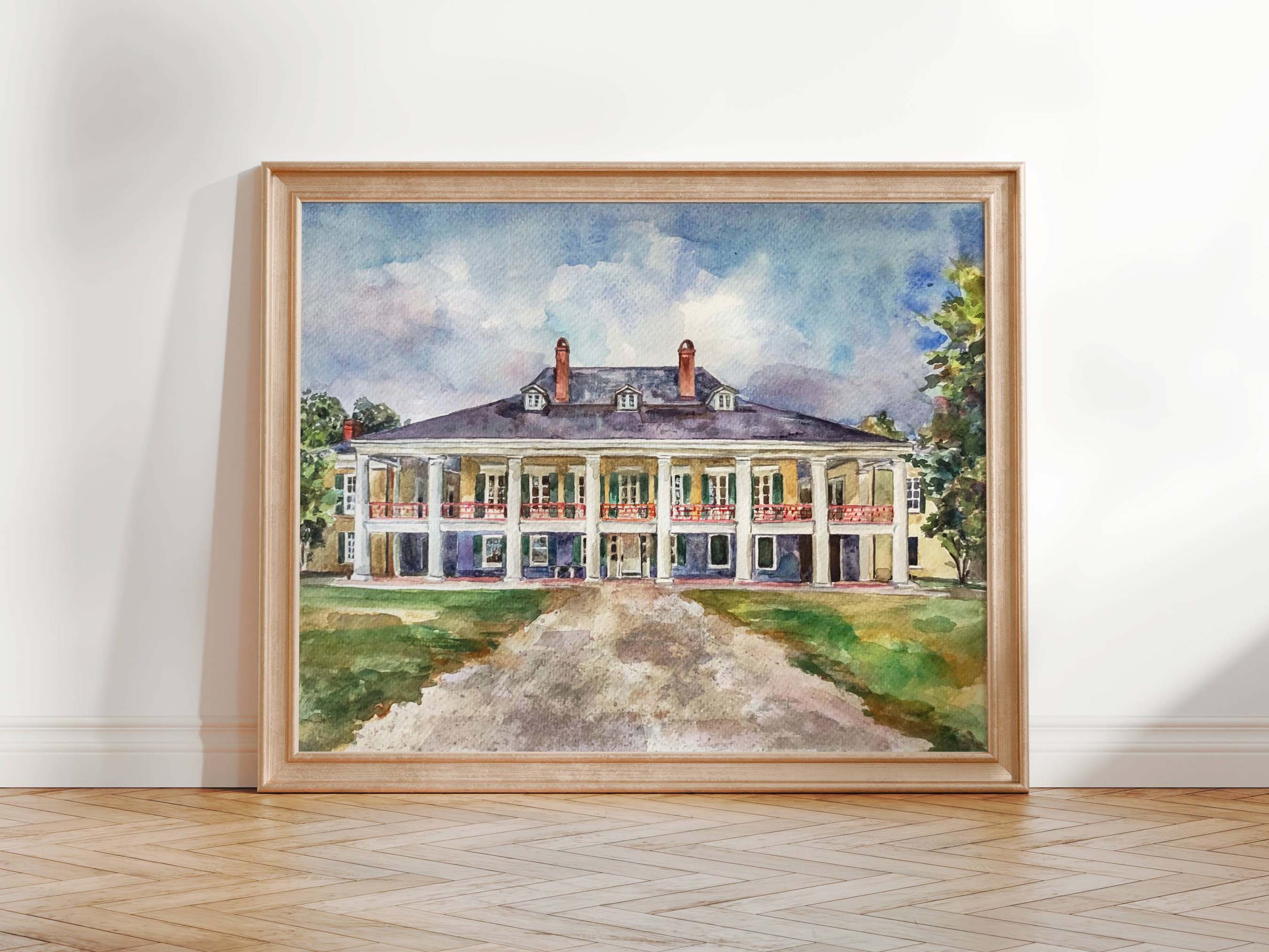 "Destrehan Plantation" Original Painting