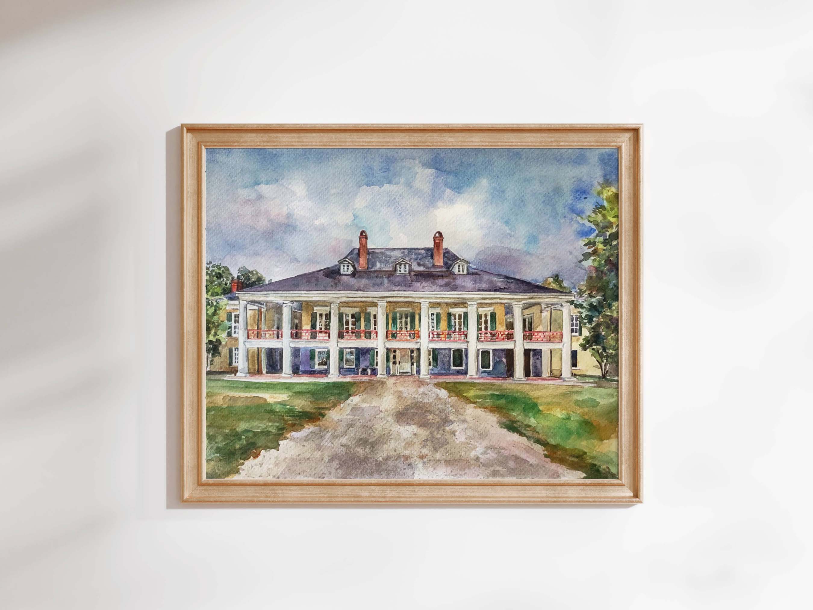 "Destrehan Plantation" Original Painting