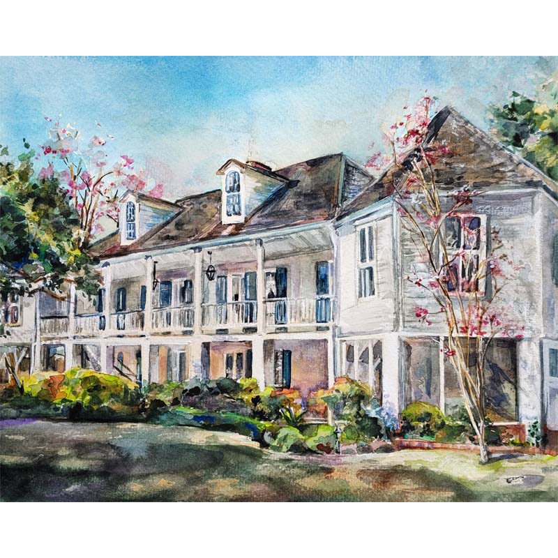 "Melrose Plantation" Original Painting