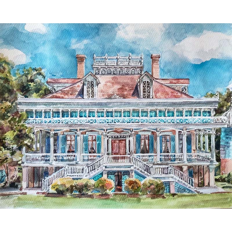"San Francisco Plantation" Art Print