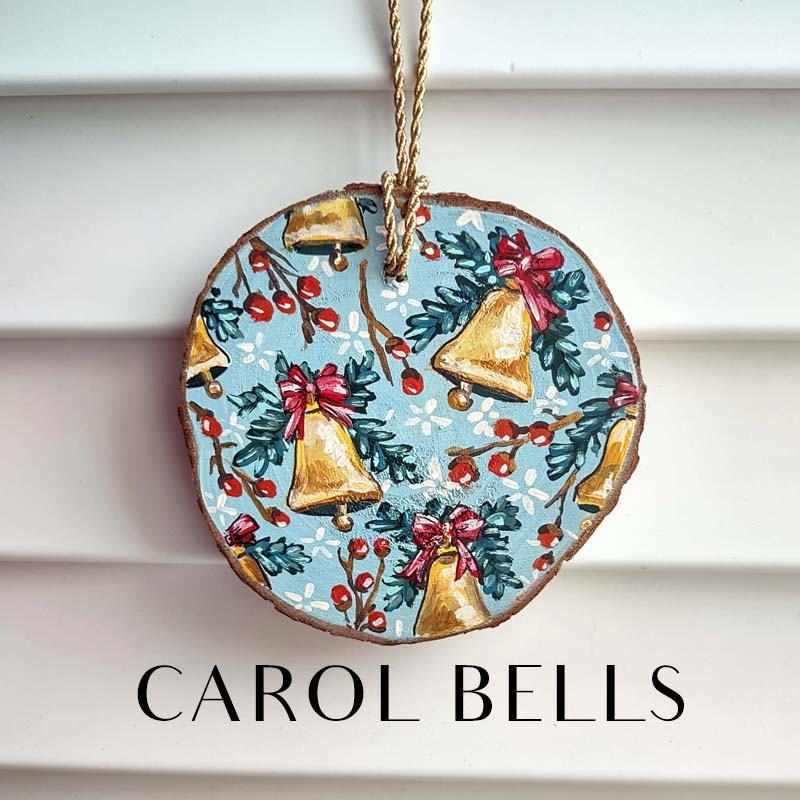 "Fun & Festive" Wood Slice Ornaments