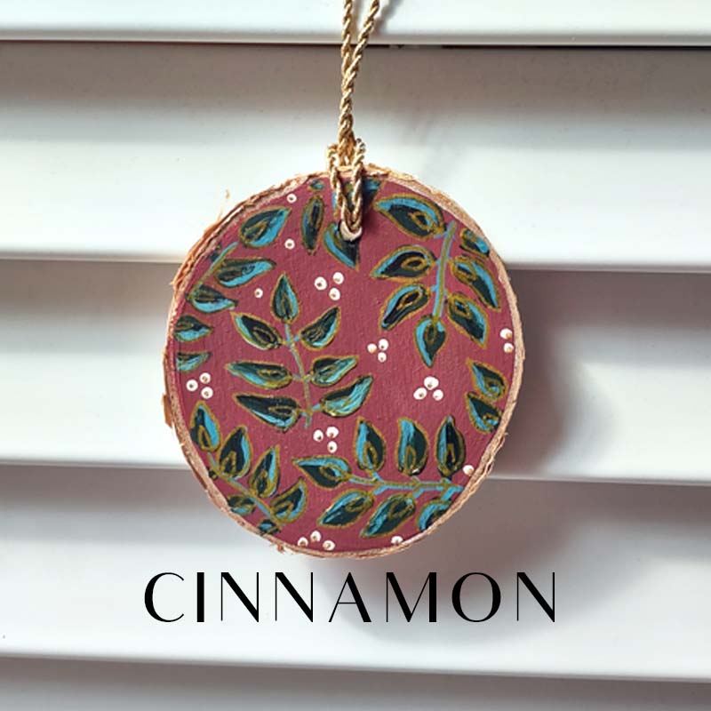 "Fun & Festive" Wood Slice Ornaments