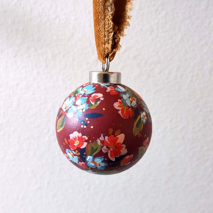 "Sugarplum" Ceramic Ornament