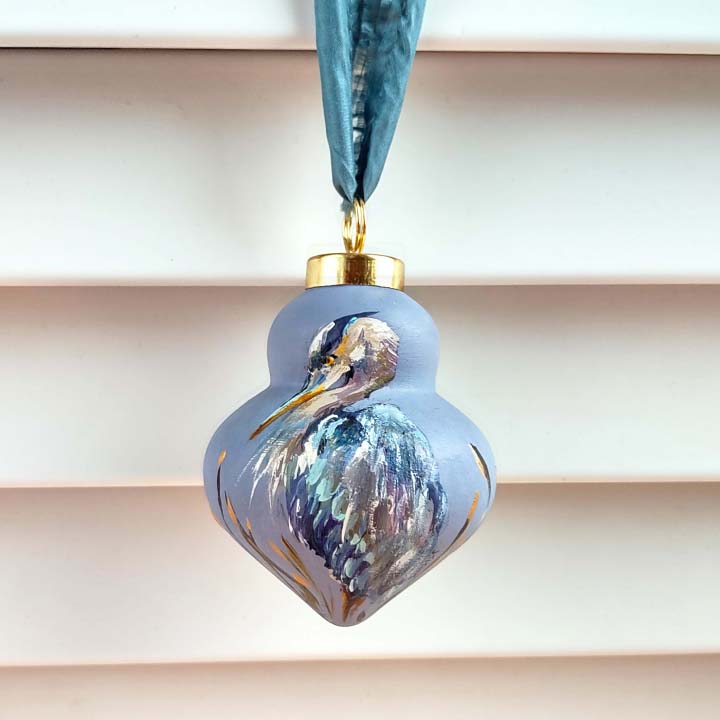 "Herons" Ceramic Ornament