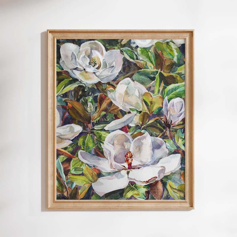 "Magnolia 1" Original Watercolor Painting