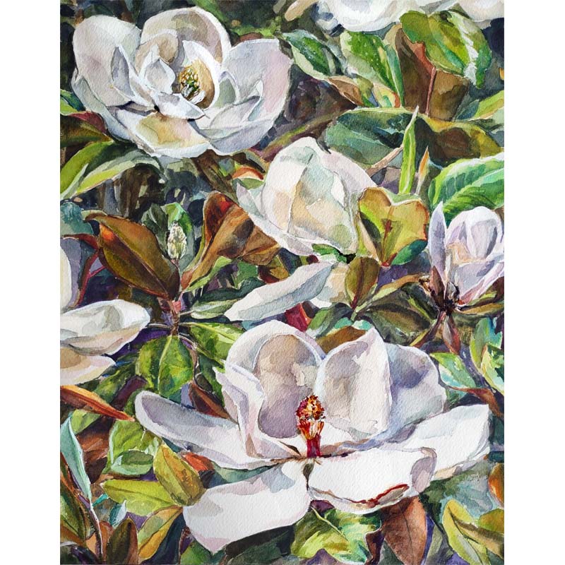 "Magnolia 1" Vertical Print