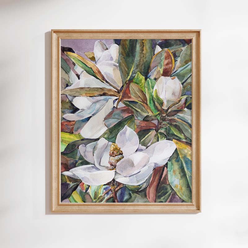 "Magnolia 2" Vertical Print