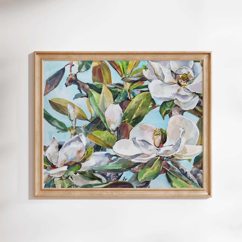 "Magnolia 4" Horizontal Print