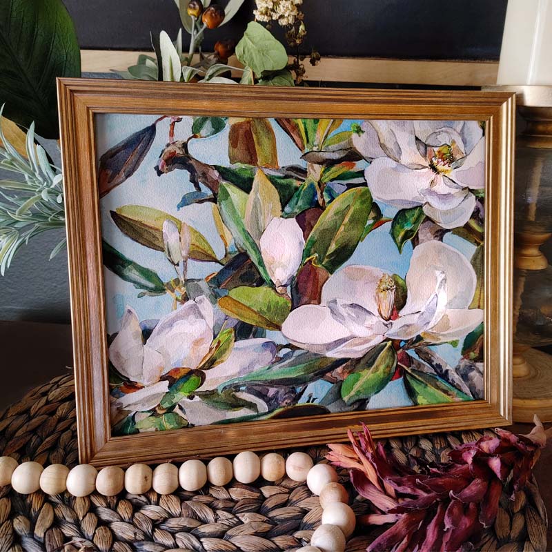 "Magnolia 4" Original Watercolor Painting