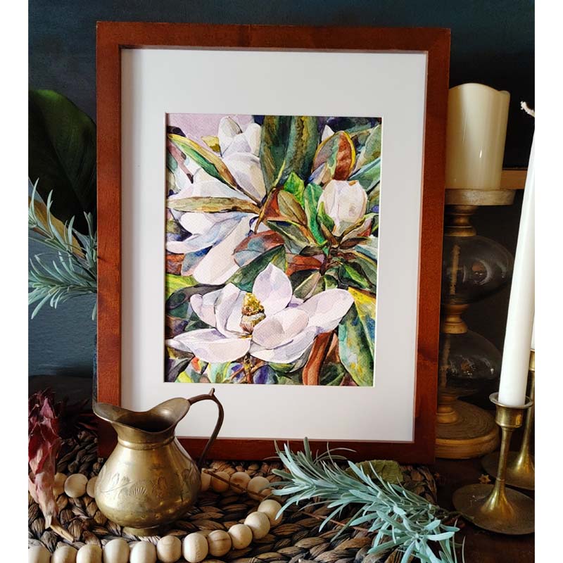 "Magnolia 2" Original Watercolor Painting