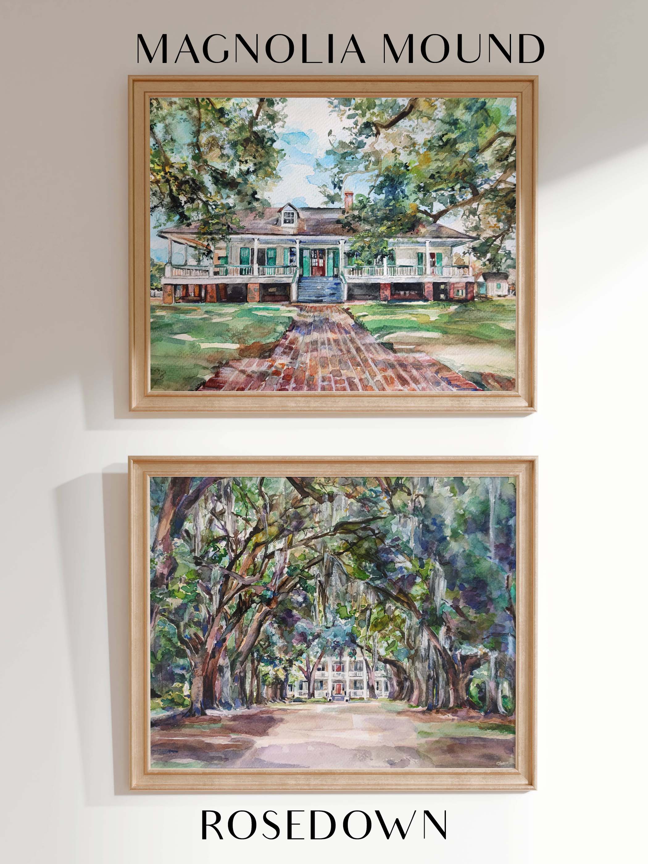 Set of 2 Plantation Prints