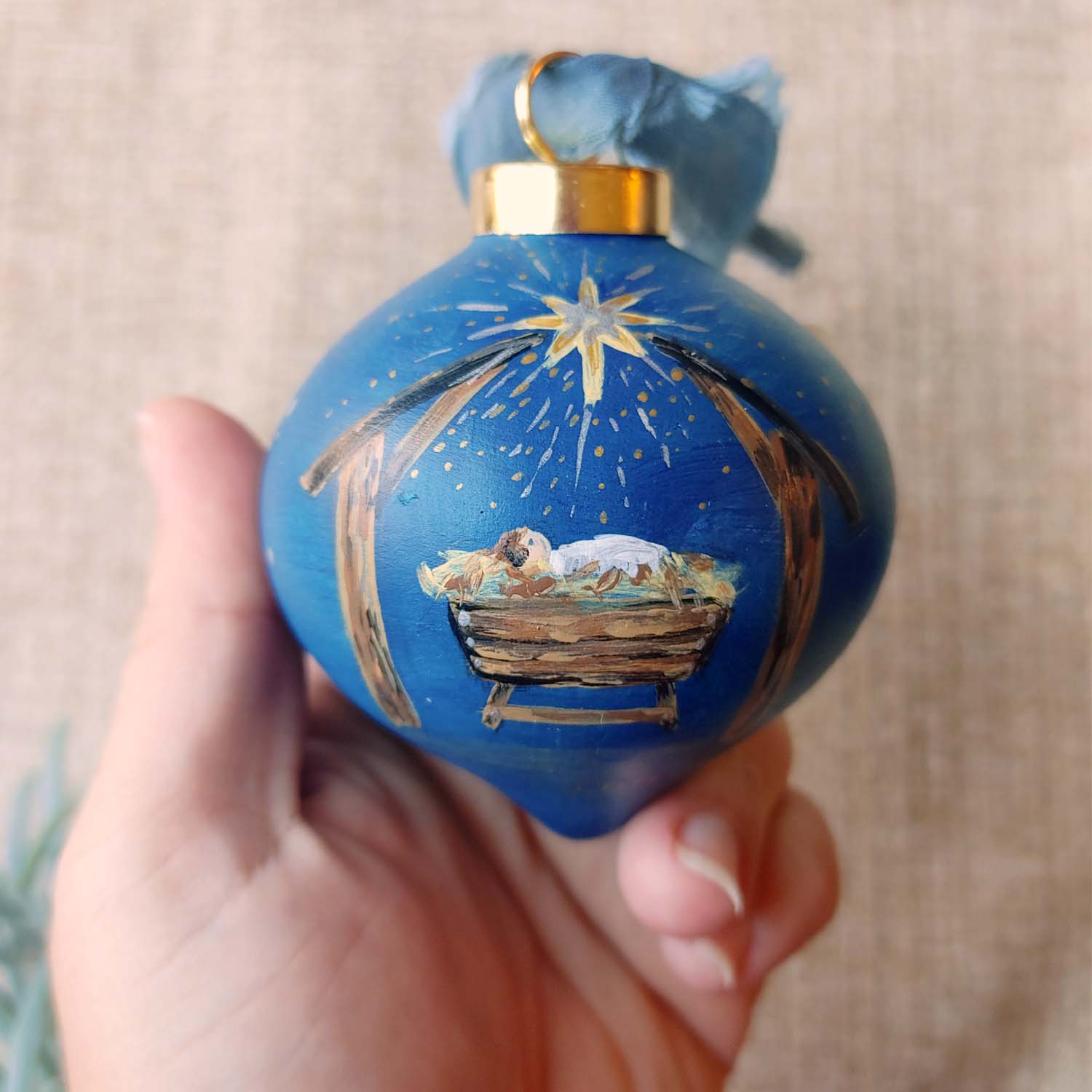"O Holy Night" Ceramic Bauble Ornaments