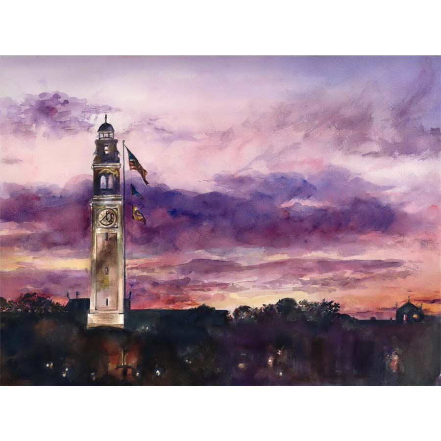 "Tower Sunset" Art Print
