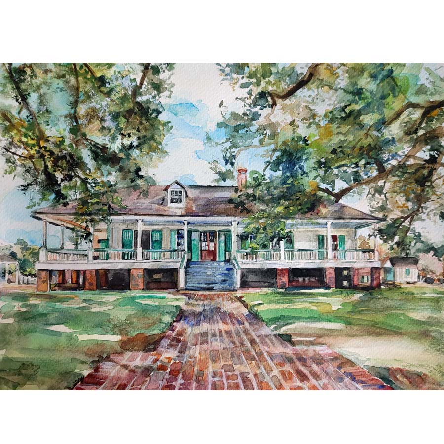 "Magnolia Mound" Art Print