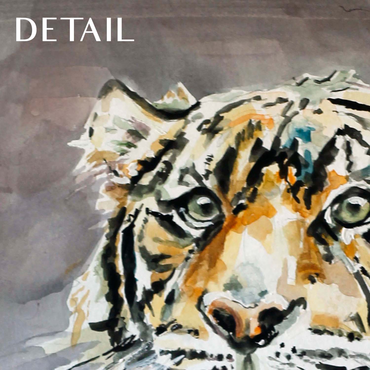 "Monsieur Tigre" Art Print