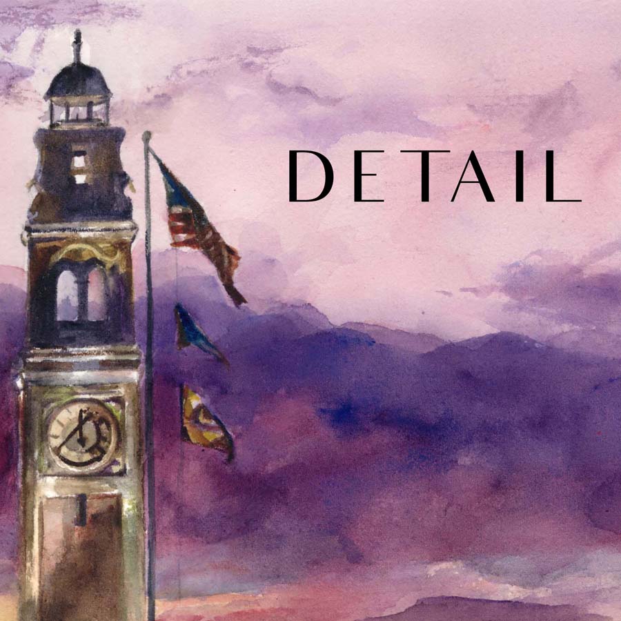 "Tower Sunset" Art Print