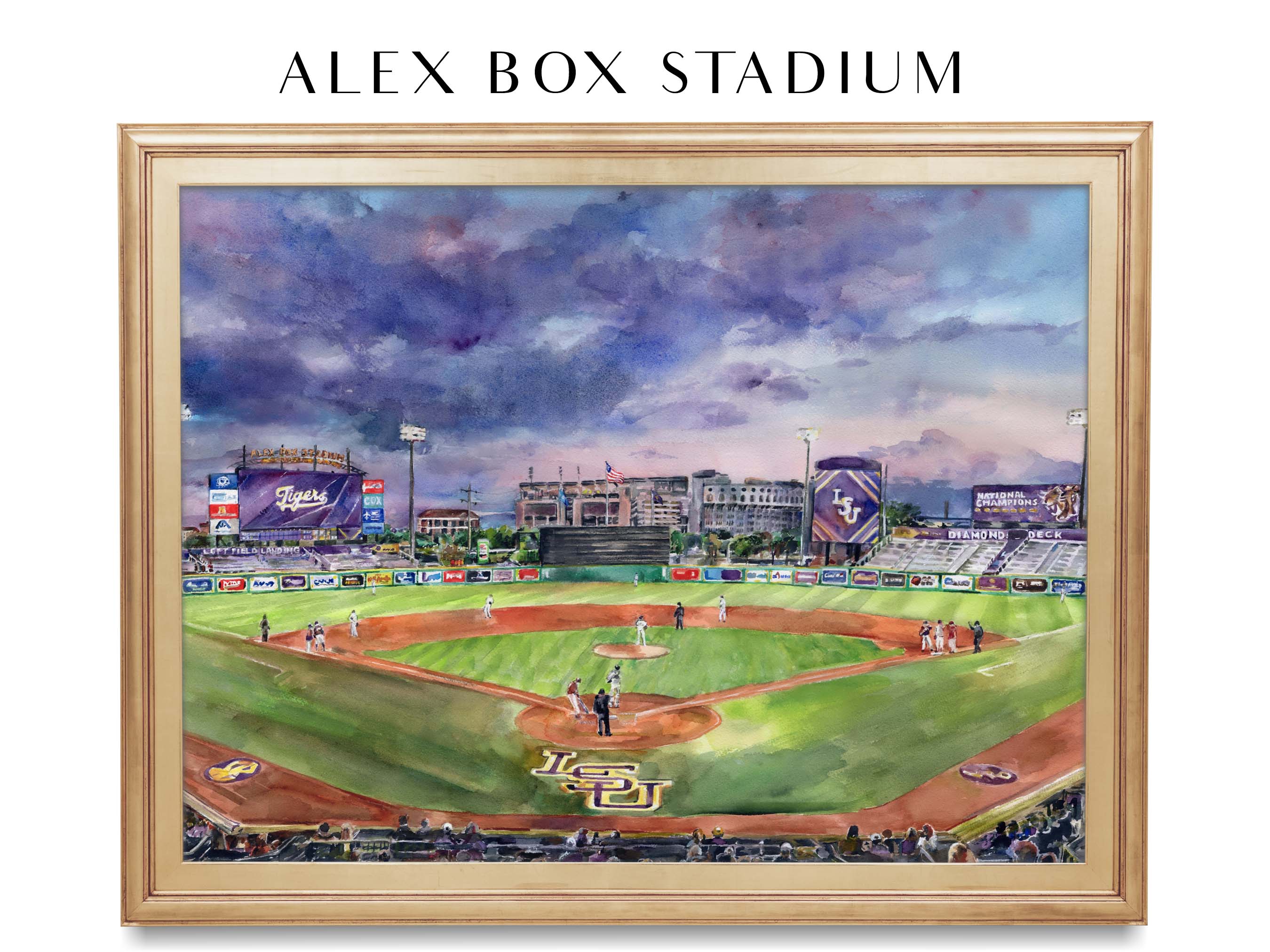 Set of 2 LSU-Themed Prints