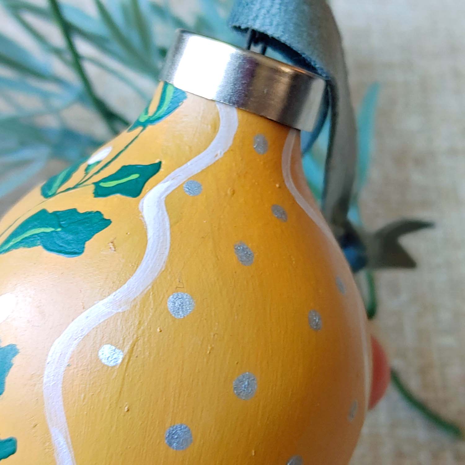 "Toffee Twinkle" Ceramic Bauble Ornament