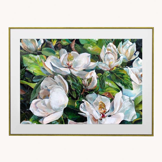 "Magnolia Sprawl" Horizontal Print