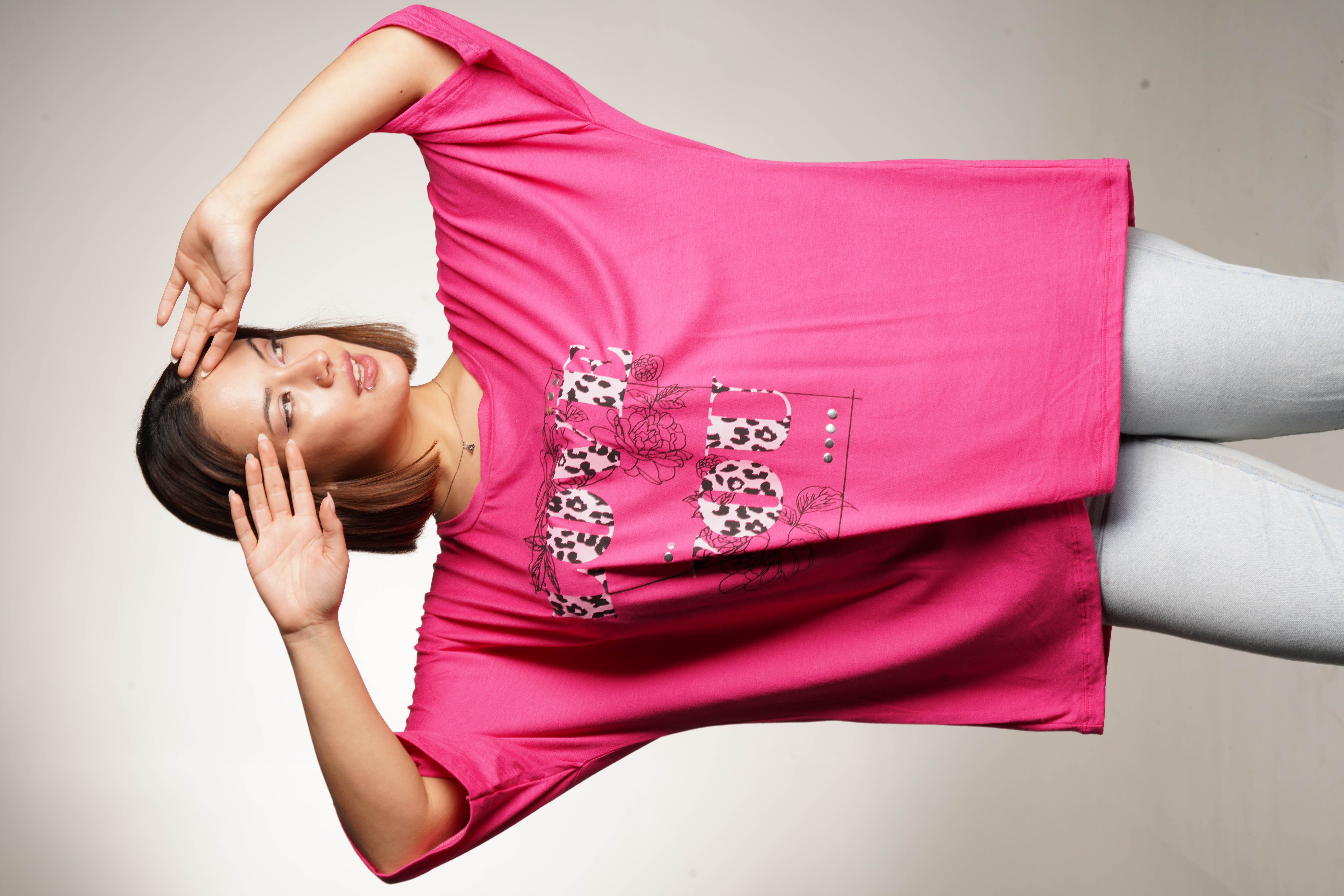 Remeron LOVE YOU flores y tachas