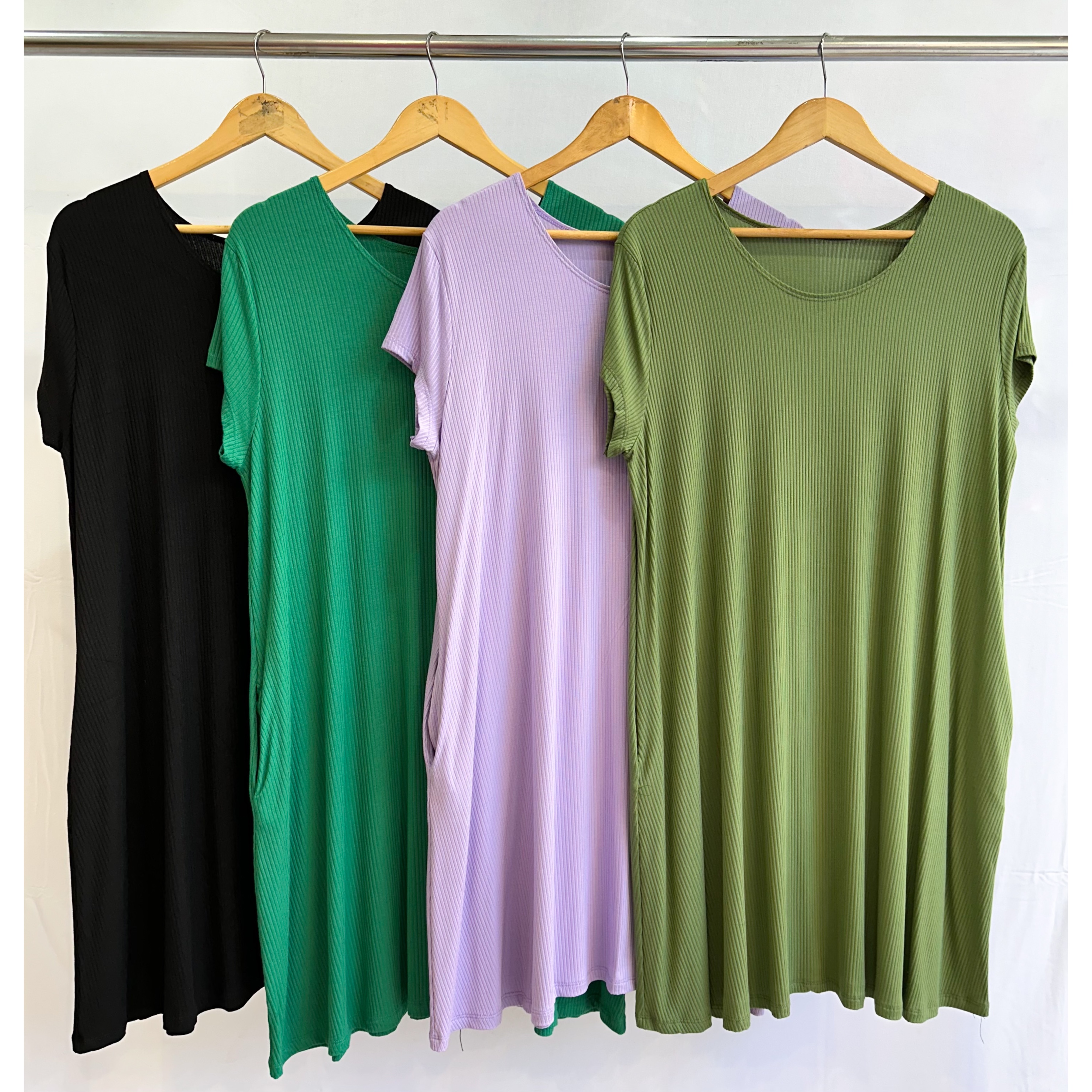 Vestido LISO morley con bolsillos