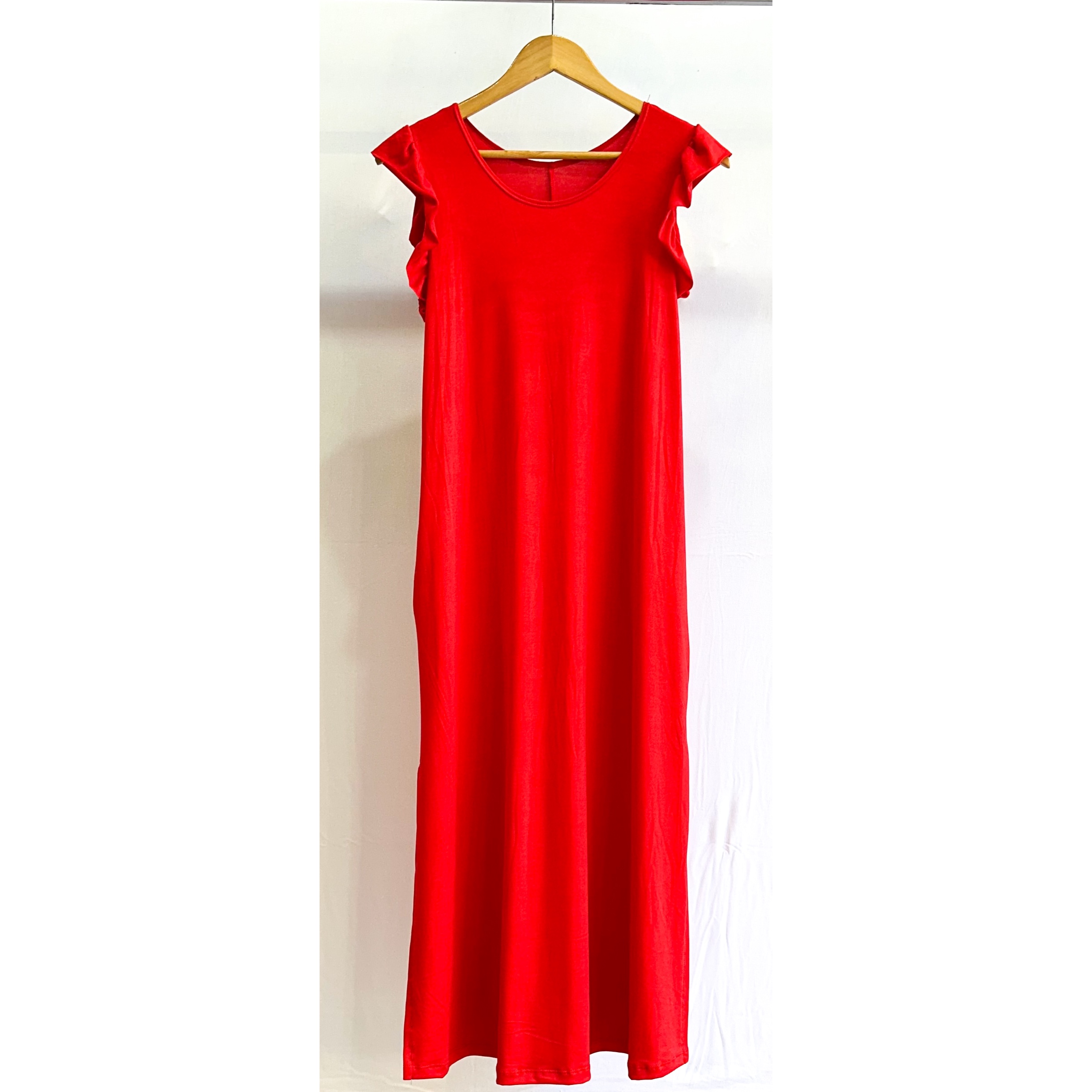 Vestido Largo modal VOLADITOS