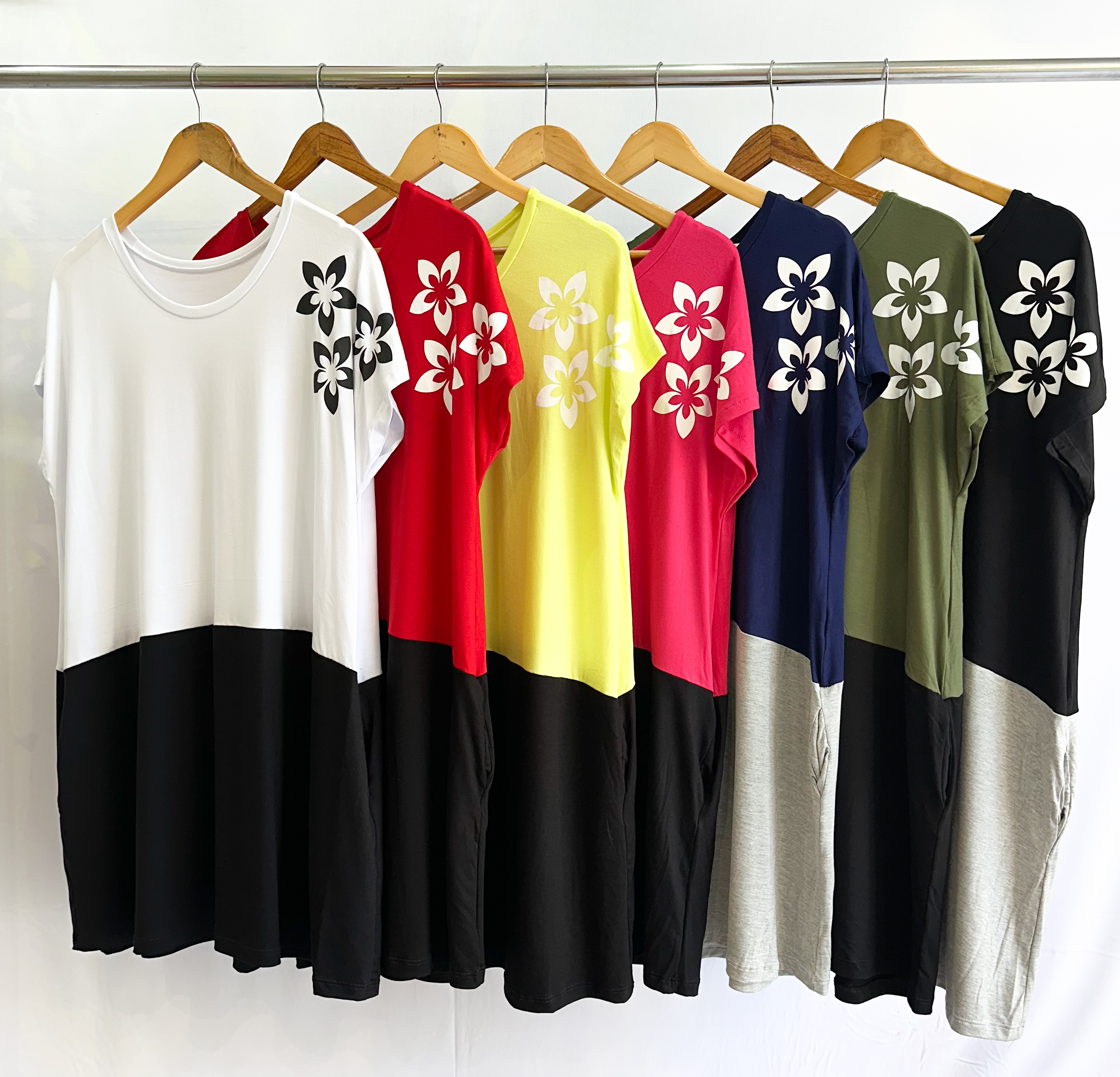 Vestido Combinado FLORES