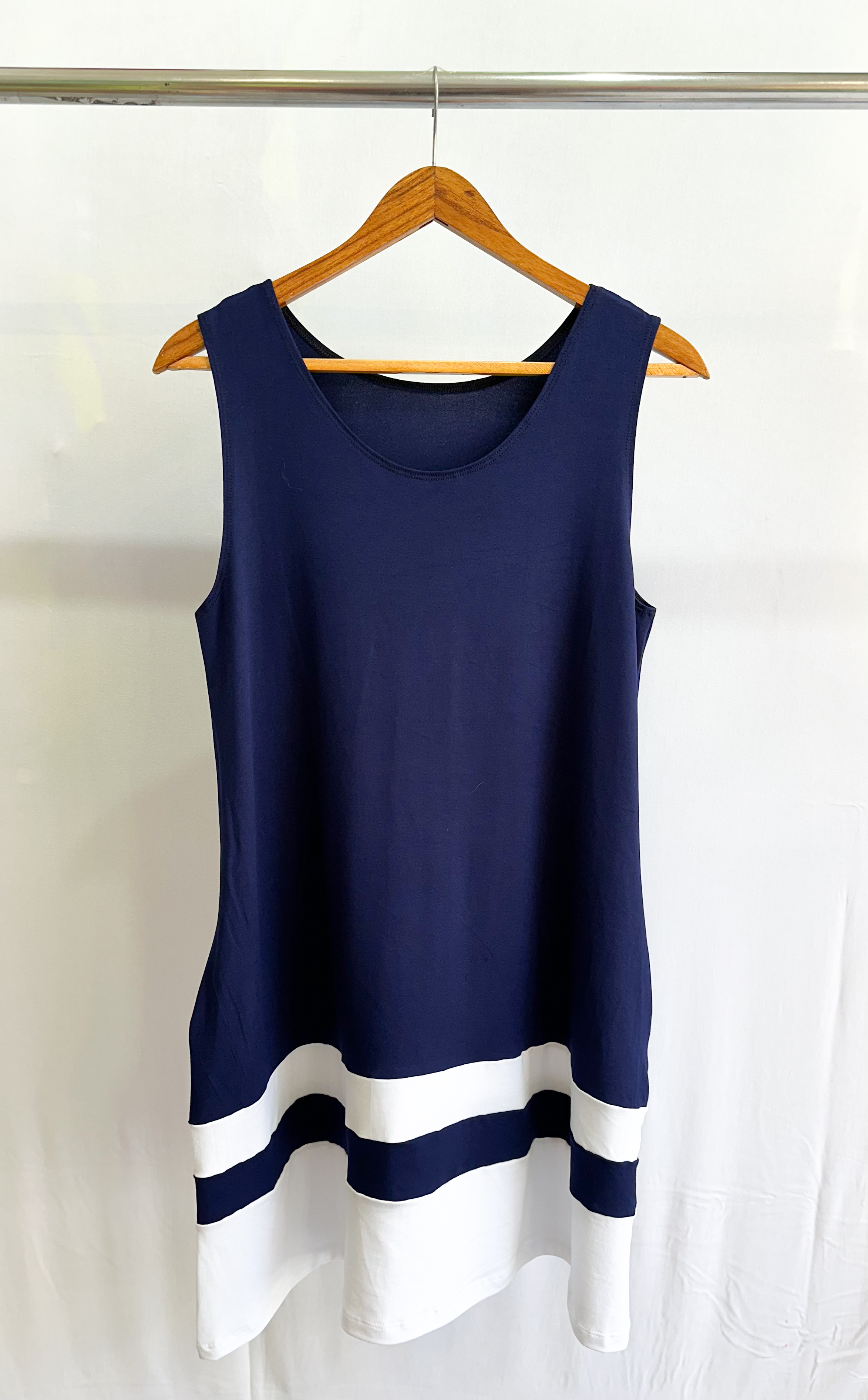Vestido combi FRANJAS BLANCAS