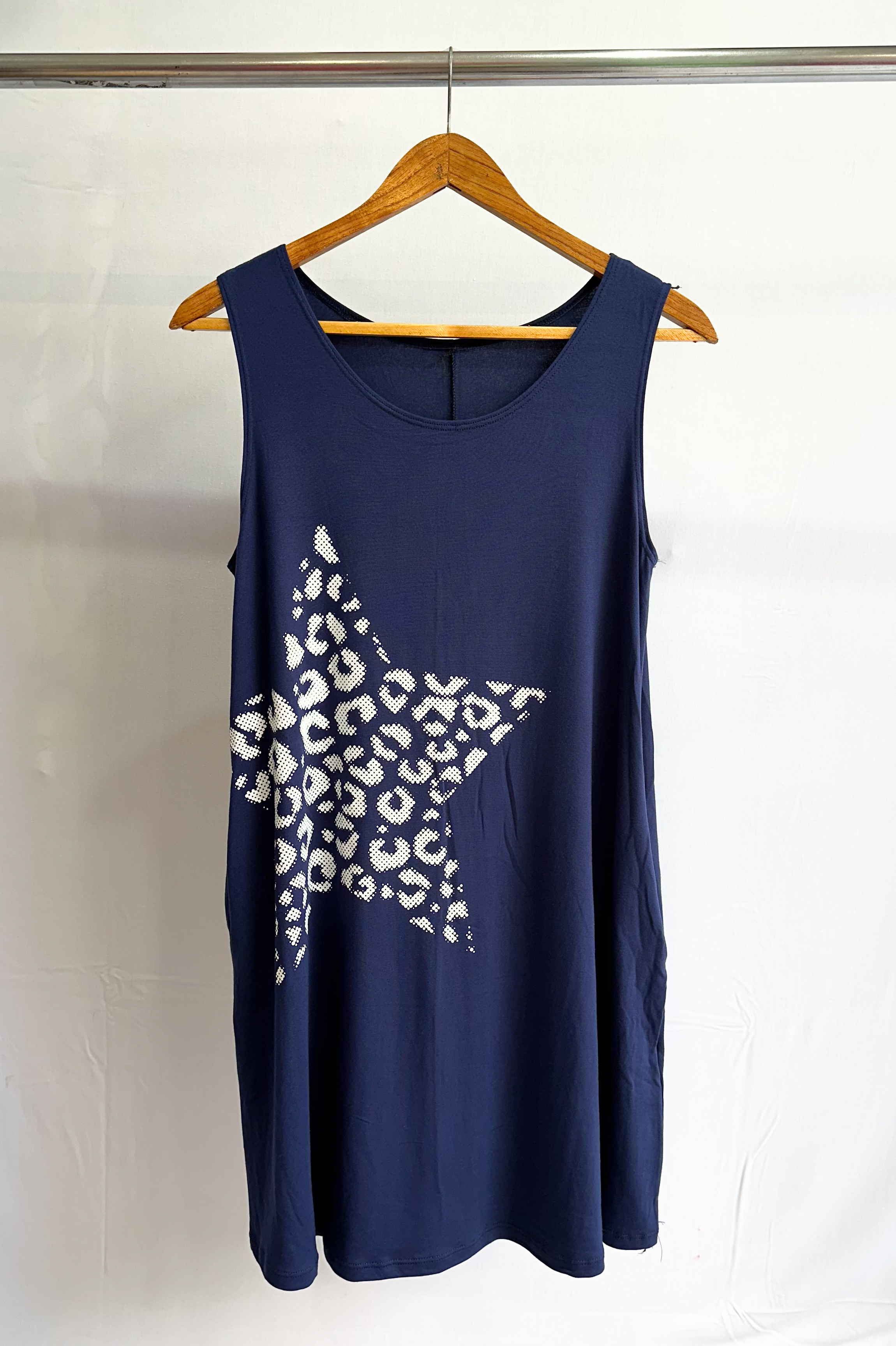 Vestido s/manga ESTRELLA