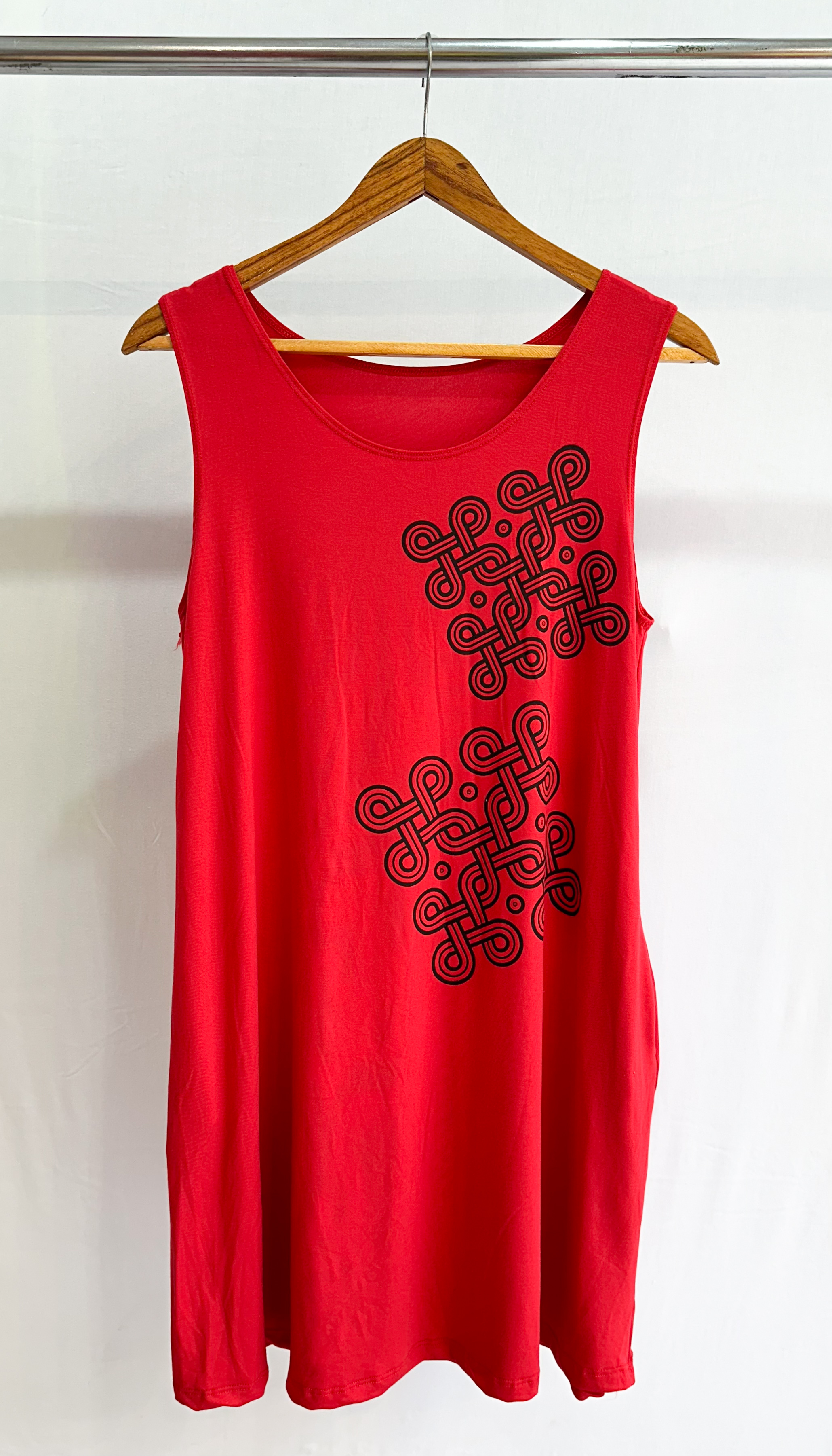 Vestido s/manga NUDOS