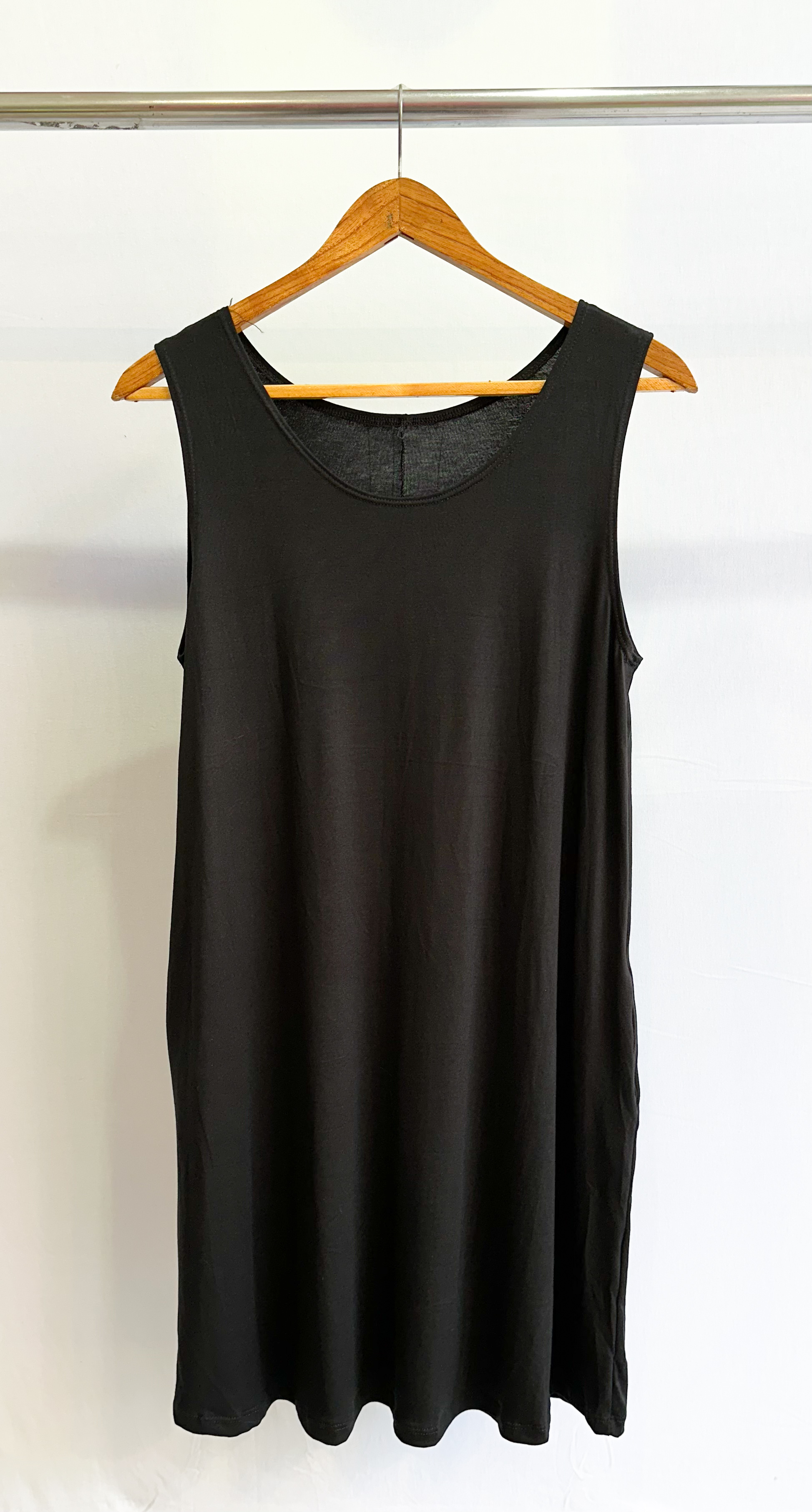 Vestido s/ manga LISO modal 