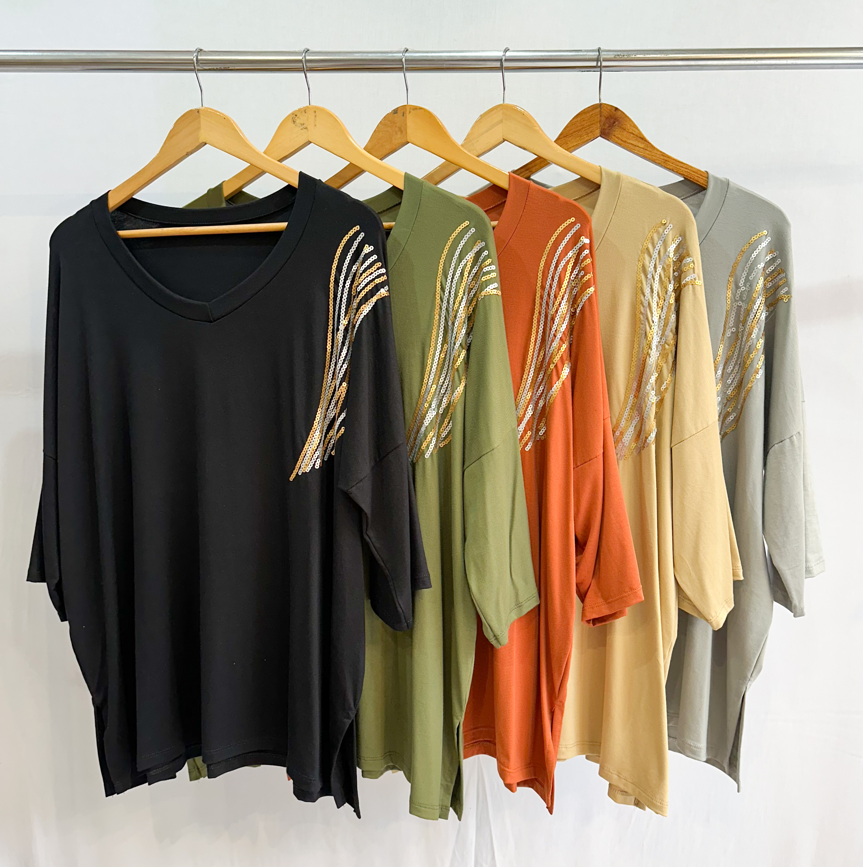 Remeron bordado de lentejuelas EMMA