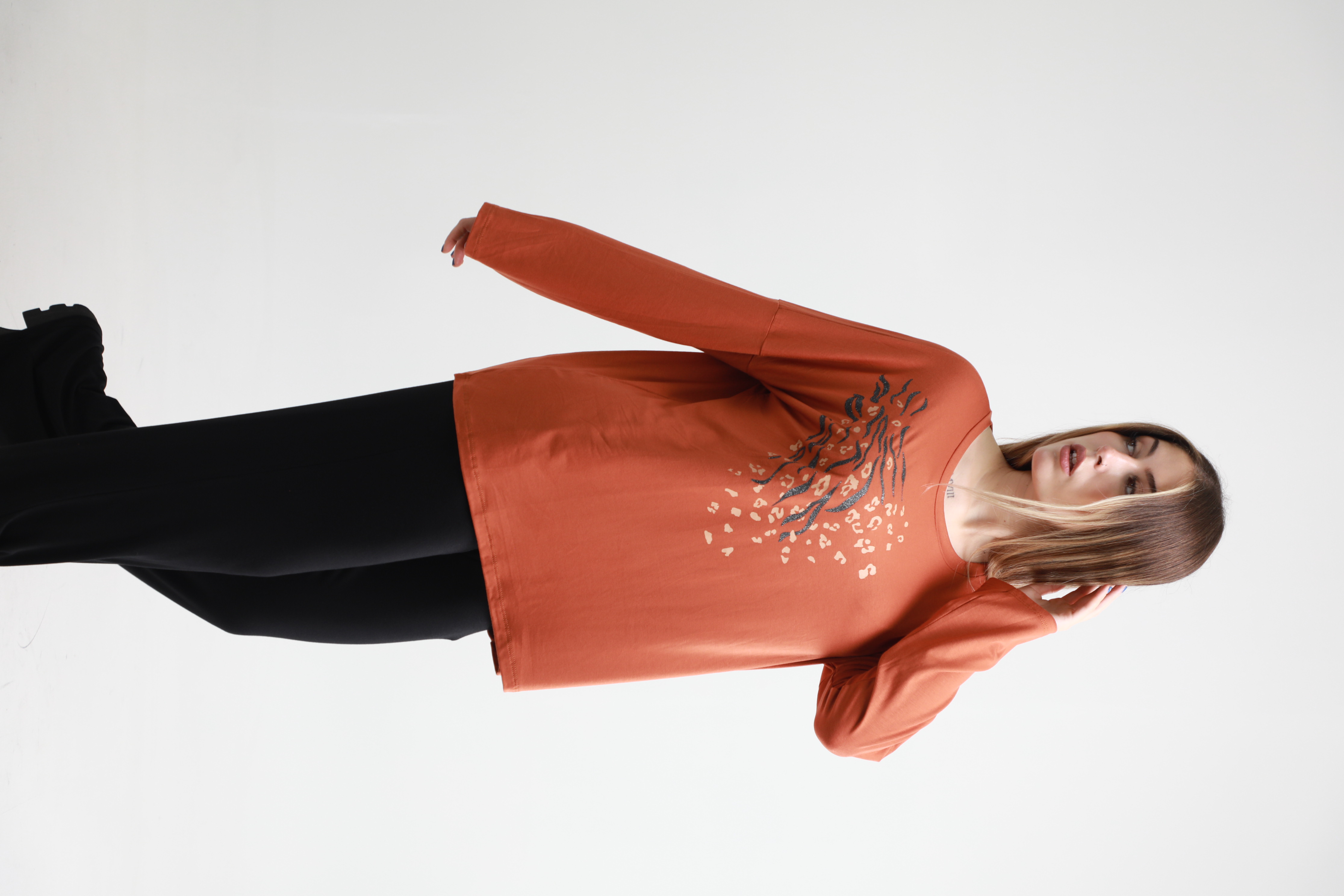 Remeron ANIMAL CEBRA estampa brillos