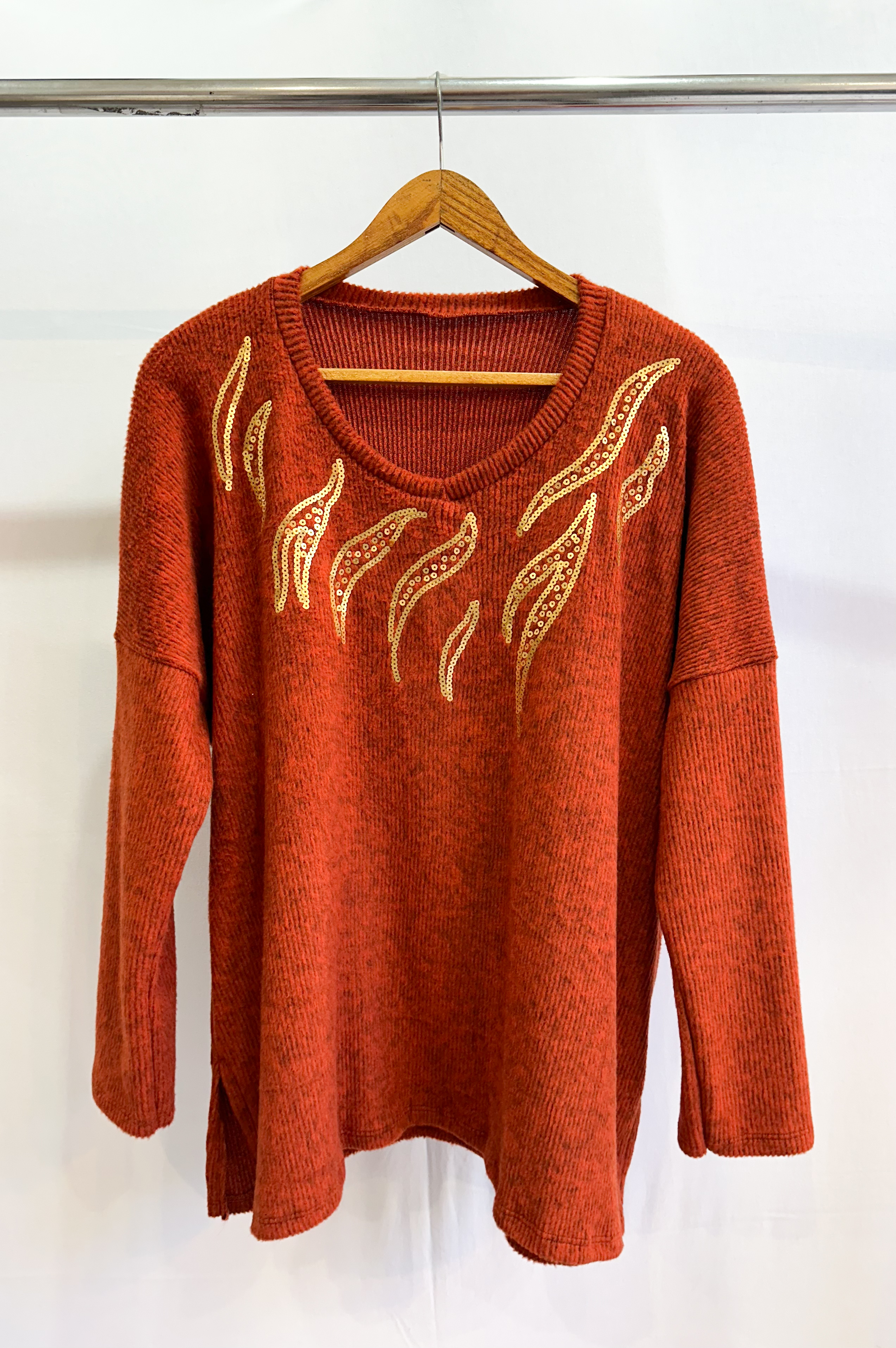 Remeron bordado de lentejuelas GINA