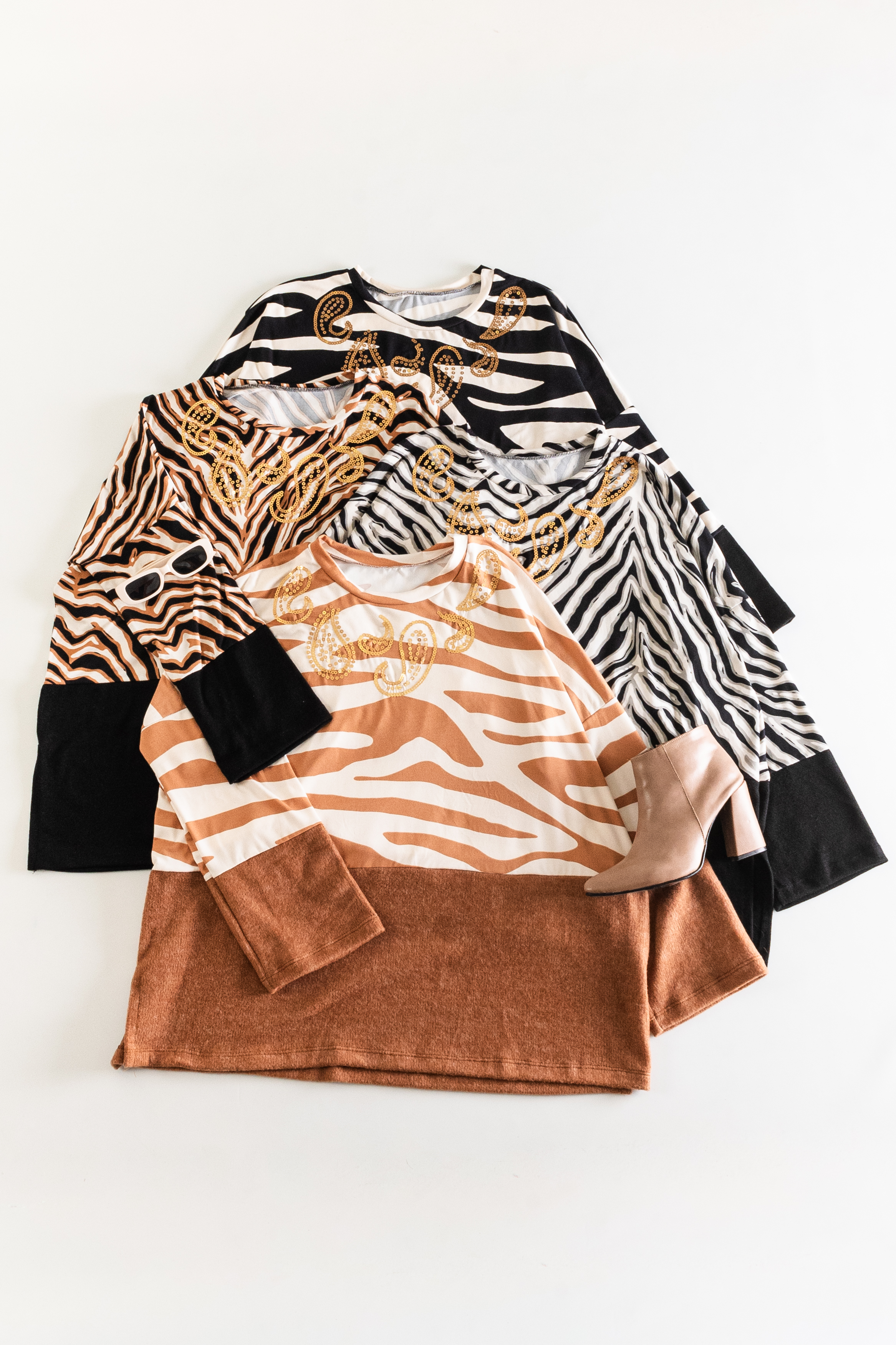 Remeron bordado de lentejuelas ALICIA