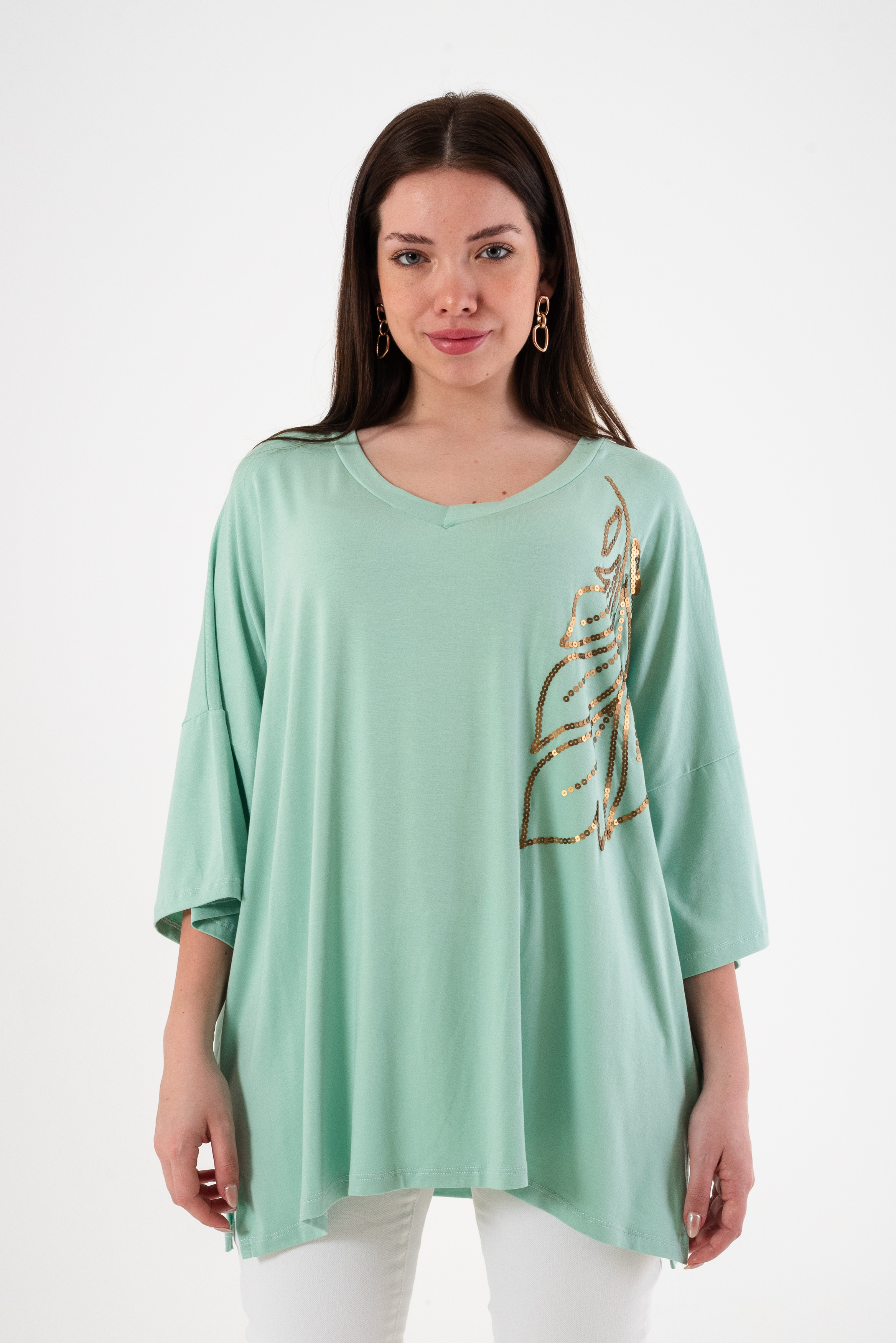 Remeron bordado de lentejuelas DONNA