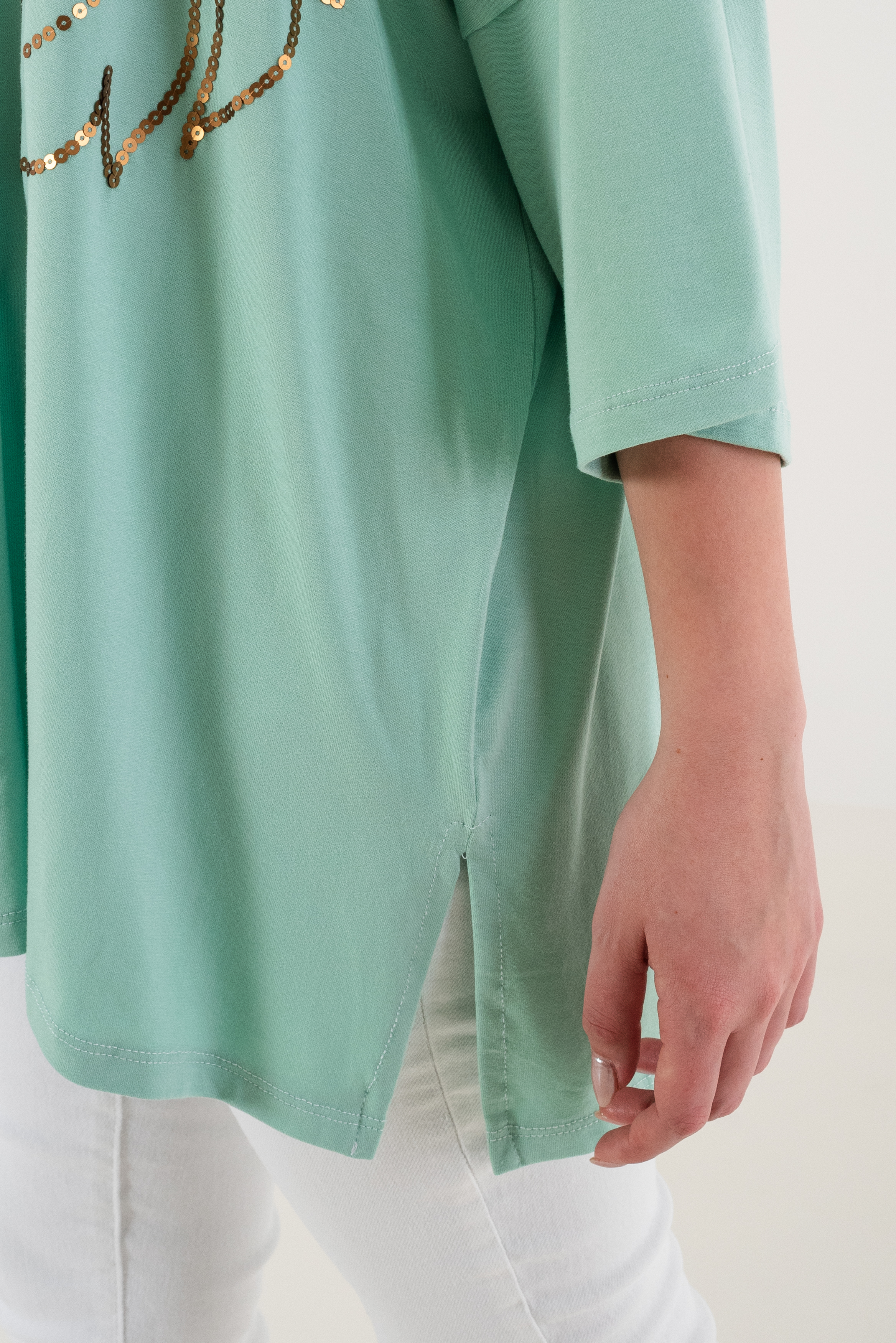 Remeron bordado de lentejuelas DONNA