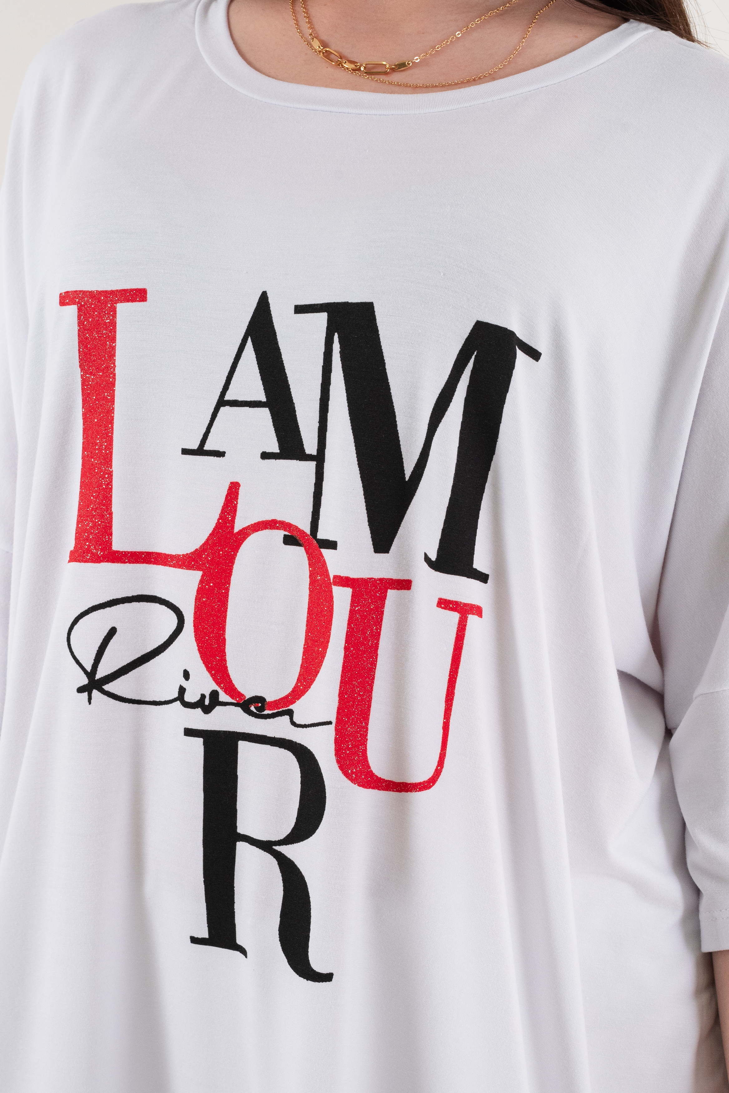 Remeron L AMOUR estampa brillos