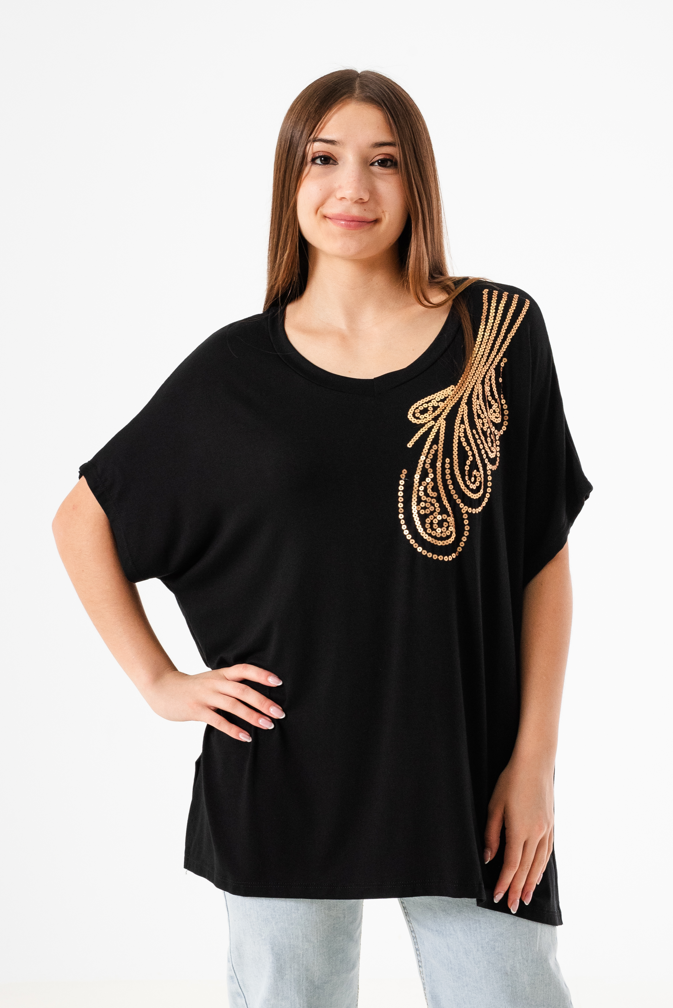 Remeron bordado de lentejuelas JASMINE