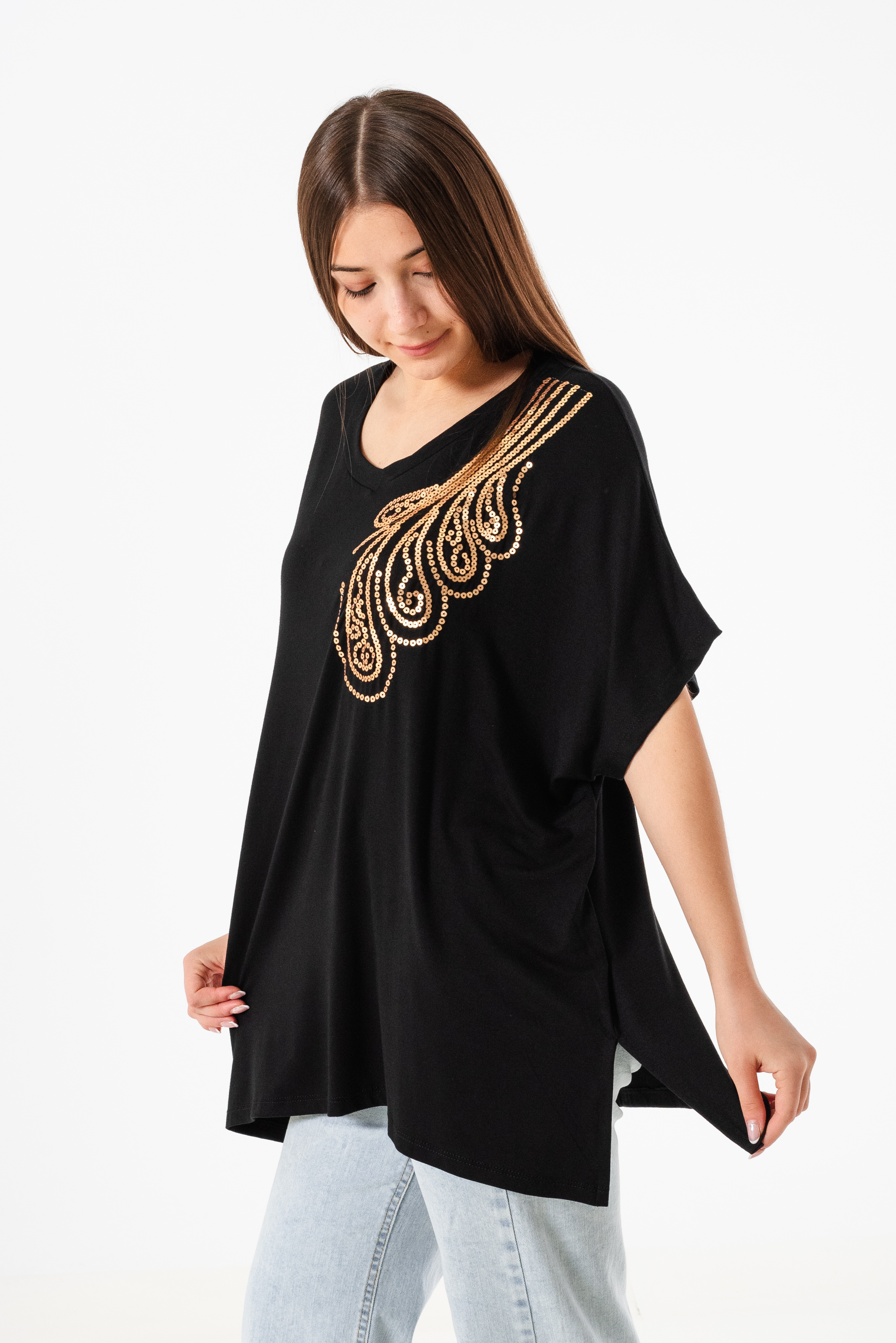 Remeron bordado de lentejuelas JASMINE