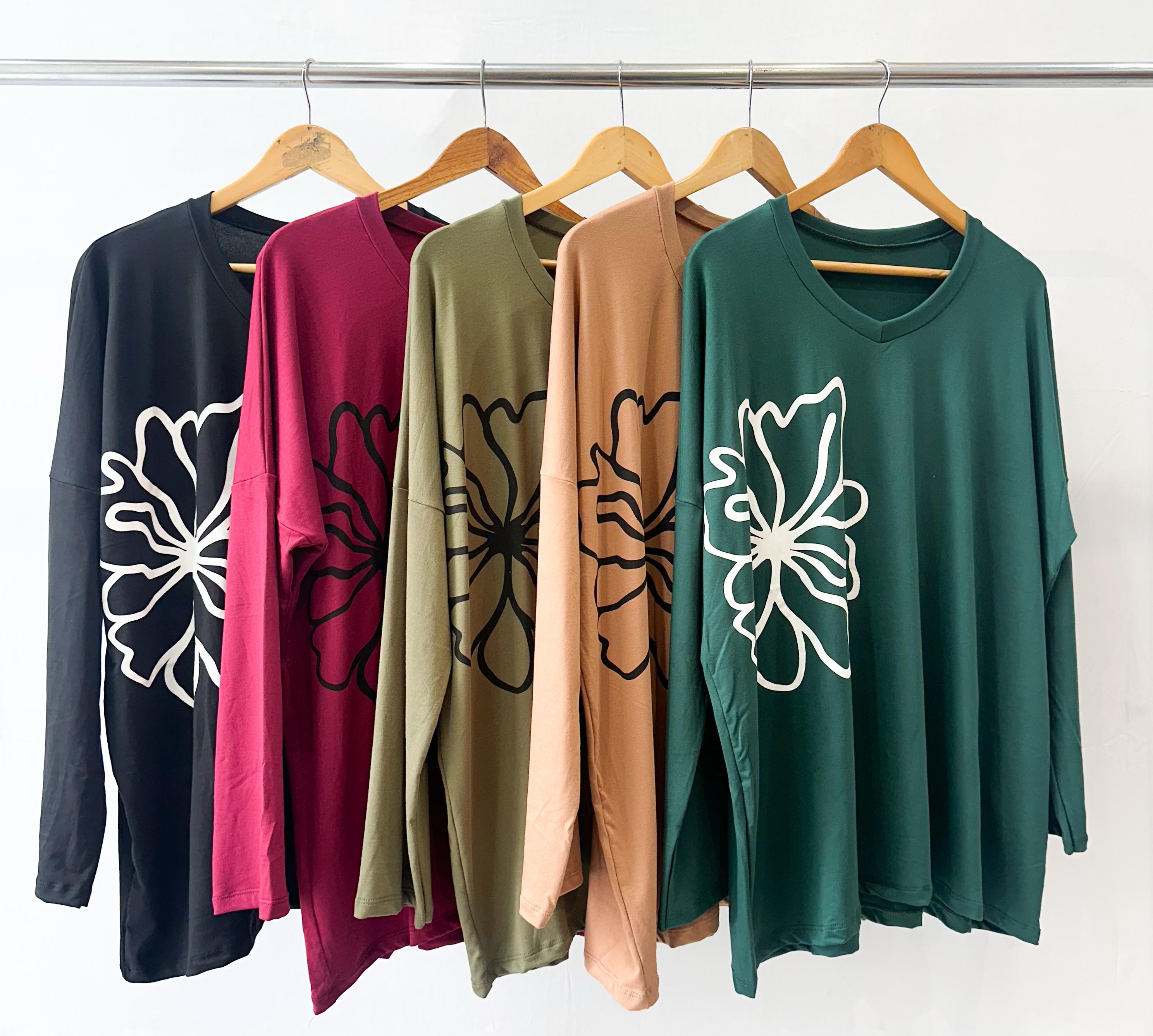 Remeron manga larga estampado GINA